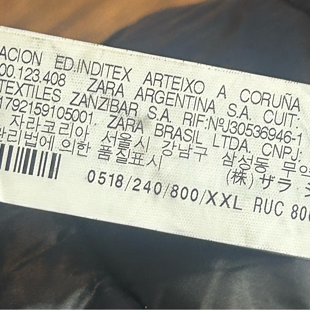Zara Black Puffer Jacket - Picture 4 of 5